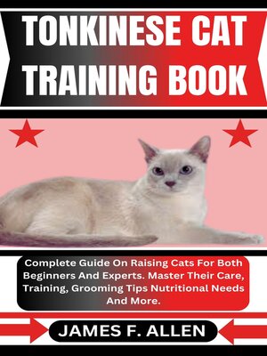 cover image of TONKINESE CAT TRAINING BOOK